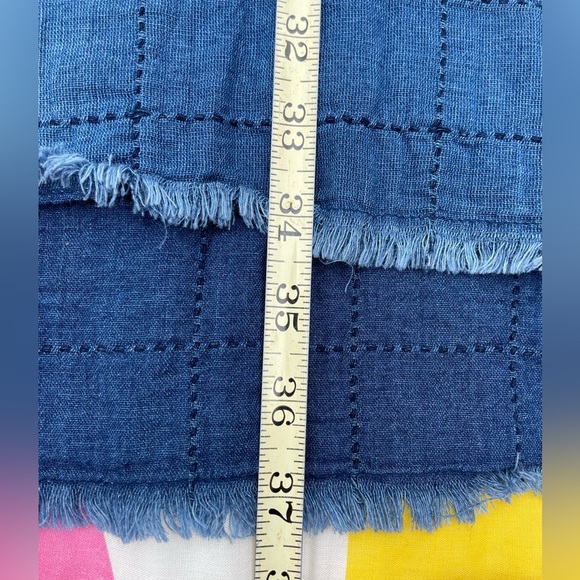 Cloth& Stone Frayed Tunic Dress, Size L - Picture 4 of 8